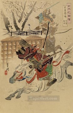 nihon hana zue 1896 2 Ogata Gekko Ukiyo e Pinturas al óleo